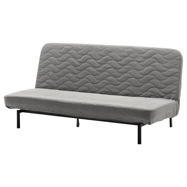 Nyhamn Canapé Lit Avec Matelas En Mousse Knisa Grisbeige