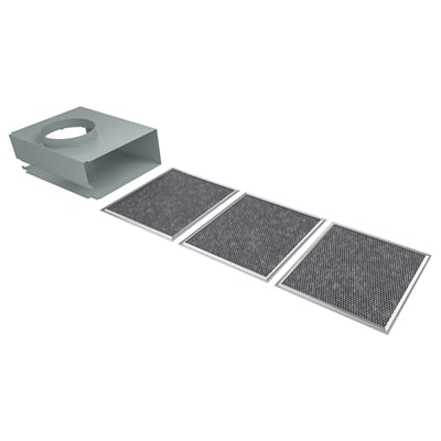 NYTTIG FIL 50 Filtre charbon, ens de conversion, acier inox
