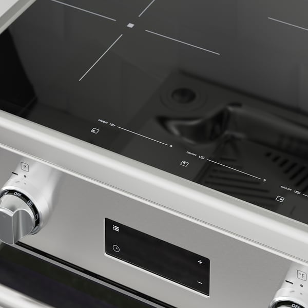 ÖRMINGE Cuisinière à tabl cuisson induction, acier inox, 24 "