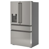ÖVERSKÅDLIG Réfrigérateur 2 portes, 4 portes/couleur inox, 22 cu.ft