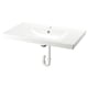 Option : ORRSJÖN Lavabo avec siphon, blanc, 37x21 3/4 "