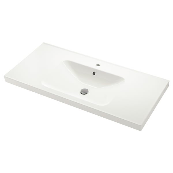ORRSJÖN Lavabo, blanc, 49x21 3/4 "