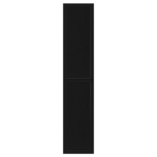 OXBERG Porte, noir eff chêne, 15 1/2x75 3/4 "