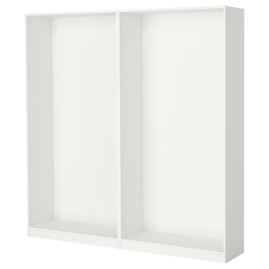 PAX 2 caissons armoire, blanc, 200x35x201 cm (785/8x133/4x791/4") IKEA CA