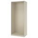 Option : PAX Caisson montage mural, gris-beige, 39 3/8x22 7/8x92 7/8 "