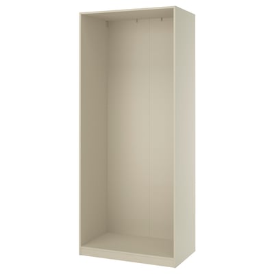 PAX Caisson montage mural, gris-beige, 39 3/8x22 7/8x92 7/8 "