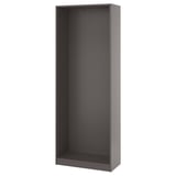 PAX Caisson montage mural, gris foncé, 29 1/2x13 3/4x79 1/8 "