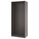 PAX Caisson montage mural, gris foncé, 39 3/8x22 7/8x92 7/8 "