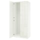 Option : PAX / FARDAL Agencement armoire-penderie, blanc/ultrabrillant/blanc, 39 3/8x23 1/2x93 1/8 "