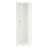 PAX / FARDAL Agencement armoire-penderie, blanc/ultrabrillant/blanc, 19 5/8x23 1/2x93 1/8 "