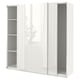 PAX / HASVIK Agencement armoire-penderie, blanc/ultrabrillant/blanc, 78 3/4x26x79 1/4 "