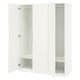 PAX / TONSTAD Agencement armoire-penderie, blanc/blanc cassé, 59x23 5/8x79 1/4 "