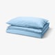 PILTANDVINGE Housse de couette et taie(s), bleu clair, 1 place