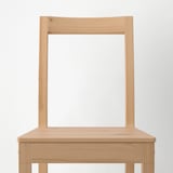 PINNTORP / PINNTORP Table et 2 chaises, teinté brun clair teinté blanc/teinté brun clair, 26 3/8/48 7/8 "