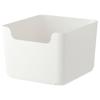 PLUGGIS Bac de recyclage, blanc, 4 gallon