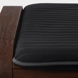 POÄNG Fauteuil avec repose-pieds, brun/Knisa noir