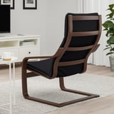 POÄNG Fauteuil, brun/Knisa noir