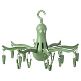 PRESSA Séchoir à suspendre, 16 pinces, vert