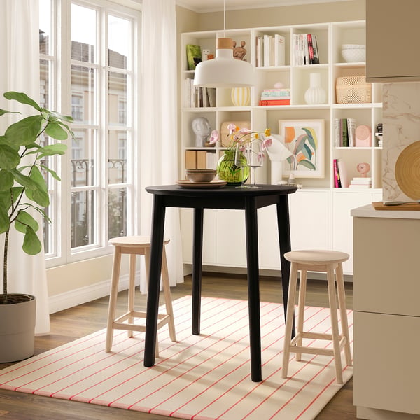 RÄVSTEN Tabouret de bar, hauteur plateau hévéa, 24 3/8 "