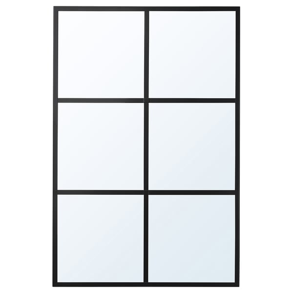 RAGGARÖN Miroir, noir, 23 5/8x35 3/8 "