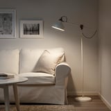 RANARP Lampadaire/liseuse, blanc cassé