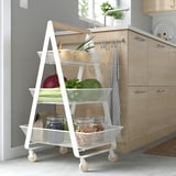RISATORP Desserte, blanc, 22 1/2x15 3/8x33 7/8 "