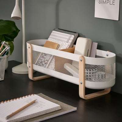RISATORP Range-tout de bureau, blanc, 19 ¾x6 ¼x6 ¾ "