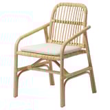 SALNÖ Chaise à accoudoirs, rotin