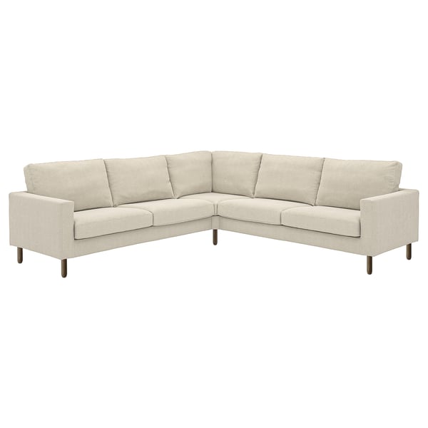 SALTSJÖBADEN Canapé d'angle, 4 places, Fridtuna beige clair