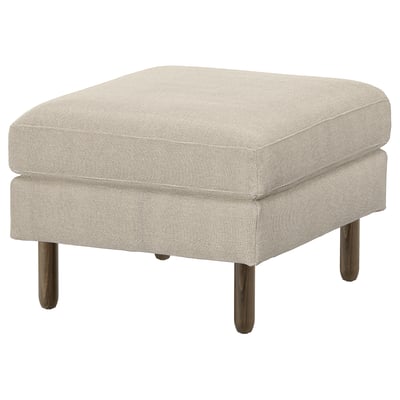 SALTSJÖBADEN Repose-pieds, Fridtuna beige clair