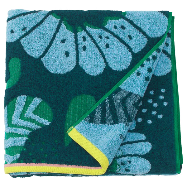 Sandvilan Serviette De Bain Bleu Multicolore