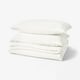 SCHERSMIN Housse de couette et taie(s), blanc, 2 places/grand 2 places