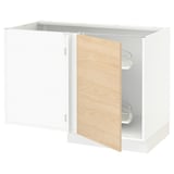 SEKTION Arm inf angle+aménagement coul, blanc/Askersund effet frêne clair, 47x24x30 "