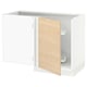 SEKTION Arm inf angle+aménagement coul, blanc/Askersund effet frêne clair, 47x24x30 "