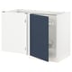 SEKTION Arm inf angle+aménagement coul, blanc Axstad/mat bleu, 47x24x30 "