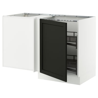 SEKTION Arm inf angle+aménagement coul, blanc/Lerhyttan teinté noir, 50x24x30 "