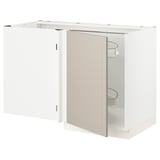 SEKTION Arm inf angle+aménagement coul, blanc/Stensund beige, 47x24x30 "