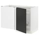 SEKTION Arm inf angle+aménagement coul, blanc/Upplöv anthracite mat, 47x24x30 "