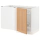 SEKTION Arm inf angle+aménagement coul, blanc/Vedhamn chêne, 47x24x30 "