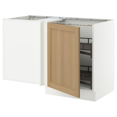 SEKTION Arm inf angle+aménagement coul, blanc/Vedhamn chêne, 50x24x30 "