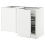 SEKTION Arm inf angle+aménagement coul, blanc/Voxtorp blanc mat, 50x24x30 "