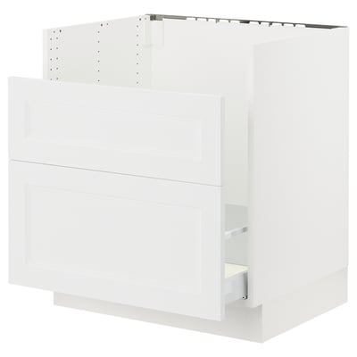 SEKTION Arm inf pr évier TALLSJÖN, blanc/Axstad blanc mat, 30x24x30 "