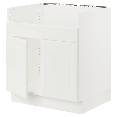 SEKTION Arm inf pr évier TALLSJÖN, blanc/Bodbyn blanc cassé, 30x24x30 "