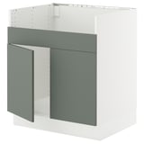 SEKTION Arm inf pr évier TALLSJÖN, blanc/Nickebo gris -vert mat, 30x24x30 "