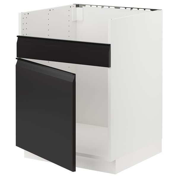 SEKTION Arm inf pr évier TALLSJÖN, blanc/Upplöv anthracite mat, 24x24x30 "