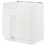 SEKTION Arm inf pr évier TALLSJÖN, blanc/Voxtorp blanc mat, 30x24x30 "