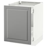 SEKTION Arm inf tri/1 pte, blanc Maximera/Bodbyn gris, 24x24x30 "