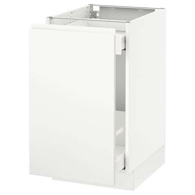 SEKTION Arm inf tri/1 pte, blanc Maximera/Voxtorp blanc mat, 18x24x30 "