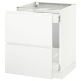 SEKTION Arm inf tri/2 faces, blanc Maximera/Voxtorp blanc mat, 24x24x30 "