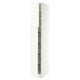 SEKTION Armoire haute av porte +corbeilles, blanc/Aspudden blanc mat, 15x24x90 "